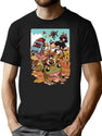 Fantasy Adventure Webcomic - Vintage Anime (4) T-Shirt for Men & Women, T-Shirts Graphic Tee - Black