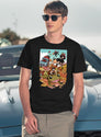 Fantasy Adventure Webcomic - Vintage Anime (4) T-Shirt for Men & Women, T-Shirts Graphic Tee - Navy