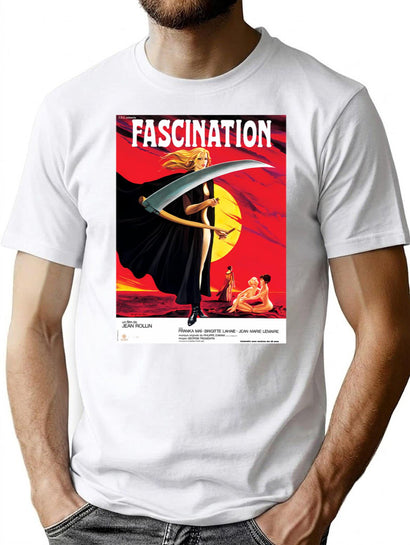 Fascination T-Shirt for Men & Women, T-Shirts Graphic Tee - Black