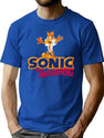 Fastest Thing Alive Bootleg Graphic T-Shirt - Blue