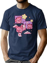 Fat Nugget Valentine - Hazbin Hotel Essential T-Shirt for Men & Women, T-Shirts Graphic Tee - Navy