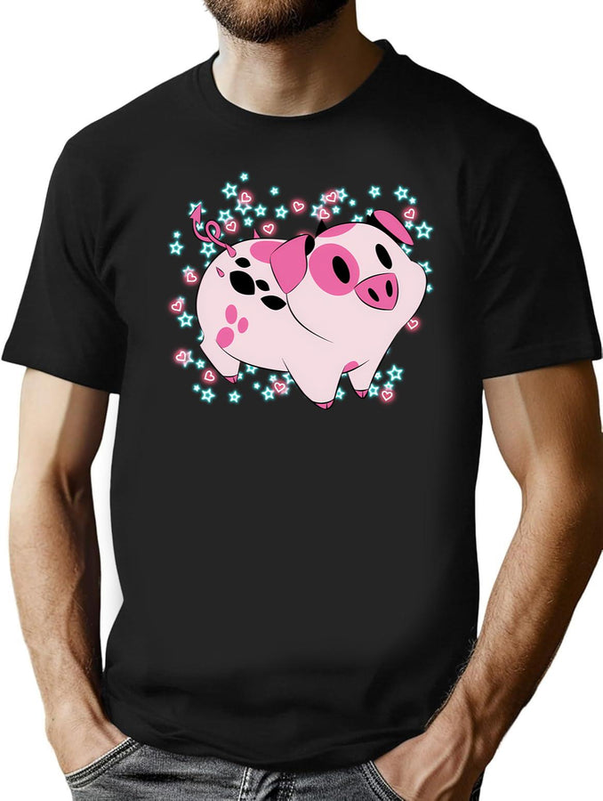 Fat Nuggets - Hazbin Hotel Black T-Shirt - Black