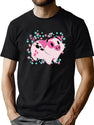 Fat Nuggets - Hazbin Hotel Black T-Shirt - Green