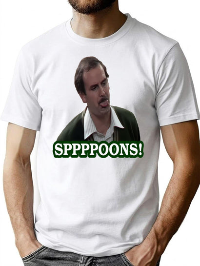 Fawlty Towers Sppppoons Premium Heavyweight Cotton T-Shirt - Black