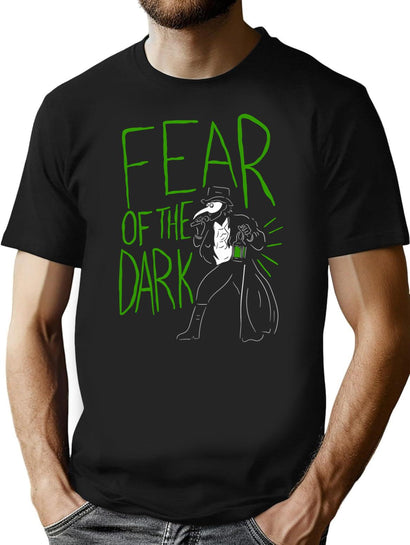 Fear Of The Dark T-Shirt for Men & Women, T-Shirts Graphic Tee - Black