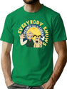 Feathers McGraw Premium Heavyweight Cotton T-Shirt - Green