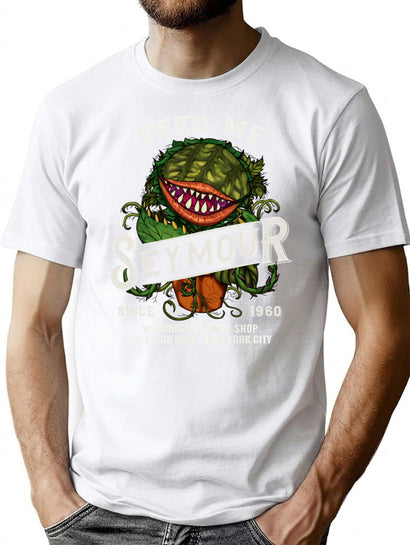 Feed Me Seymour T-Shirt for Men & Women, T-Shirts Graphic Tee - Black