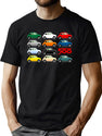 Fiat 500 Side View Classic Shirt Hoodie 2 Classic T Shirt T-Shirt for Men & Women, T-Shirts Graphic Tee - Green