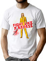 Fight Like A Badass T-Shirt for Men & Women, T-Shirts Graphic Tee - White