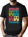 Filmmaking Warning May Randomly Start Film Cinema T-Shirt for Men & Women, T-Shirts Graphic Tee - Black