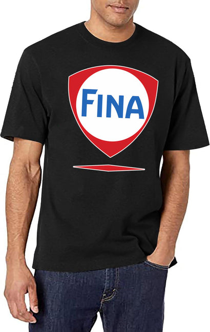 Fina Racing Fuel T-Shirt for Men & Women, T-Shirts Graphic Tee - Black