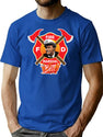Fire Marshal Bill In Living Color T-Shirt for Men & Women, T-Shirts Graphic Tee - Blue