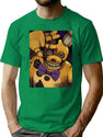 Five Nights At Freddy Bootleg Graphic T-Shirt - Green