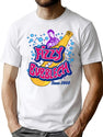 Fizzy Bubblech T-Shirt for Men & Women, T-Shirts Graphic Tee - White