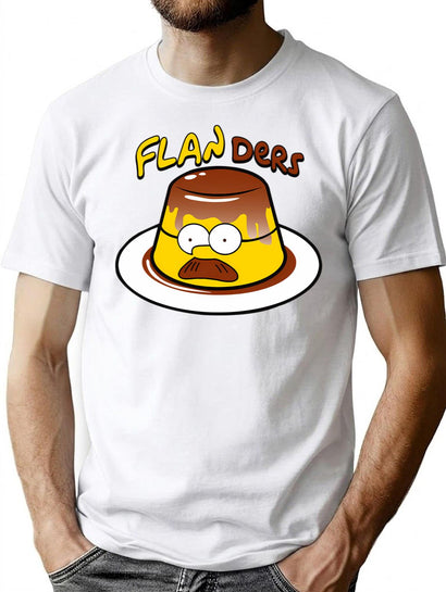 Flanders T-Shirt for Men & Women, T-Shirts Graphic Tee - Black