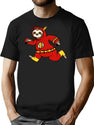 Flash Sloth T-Shirt for Men & Women, T-Shirts Graphic Tee - Black