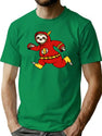 Flash Sloth T-Shirt for Men & Women, T-Shirts Graphic Tee - Green
