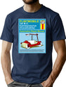Flintmobile Auto Repair Manual T-Shirt for Men & Women, T-Shirts Graphic Tee - Navy