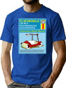 Flintmobile Auto Repair Manual T-Shirt for Men & Women, T-Shirts Graphic Tee - Blue
