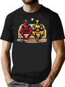 Flippant Ddeadpoolwolverine Bootleg Graphic T-Shirt - Black