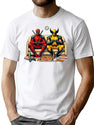 Flippant Ddeadpoolwolverine Bootleg Graphic T-Shirt - White