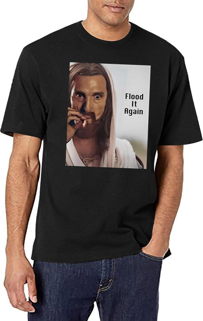 Flood It Again Black T-Shirt - Black