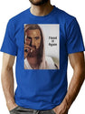 Flood It Again Premium Heavyweight Cotton T-Shirt - Blue