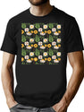 Flower Is My Heart The Meaning Of Sunflowers Bootleg Graphic T-Shirt - Black