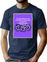Flowers Give Meaning To Precious People. Bootleg Graphic T-Shirt - Navy
