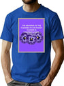 Flowers Give Meaning To Precious People. Bootleg Graphic T-Shirt - Blue