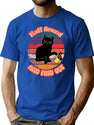 Fluff Around And Find Out - Vintage T-Shirt for Men & Women, T-Shirts Graphic Tee - Blue