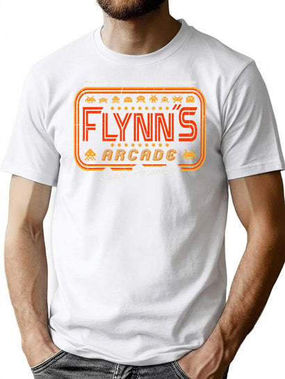 Flynn'S Arcade Sign T-Shirt for Men & Women, T-Shirts Graphic Tee - Black