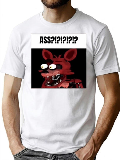 Fnaf Bonnie Balls Meme Premium Heavyweight Cotton T-Shirt - Black