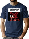 Fnaf Bonnie Balls Meme Premium Heavyweight Cotton T-Shirt - Navy