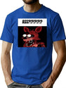 Fnaf Bonnie Balls Meme Premium Heavyweight Cotton T-Shirt - Blue