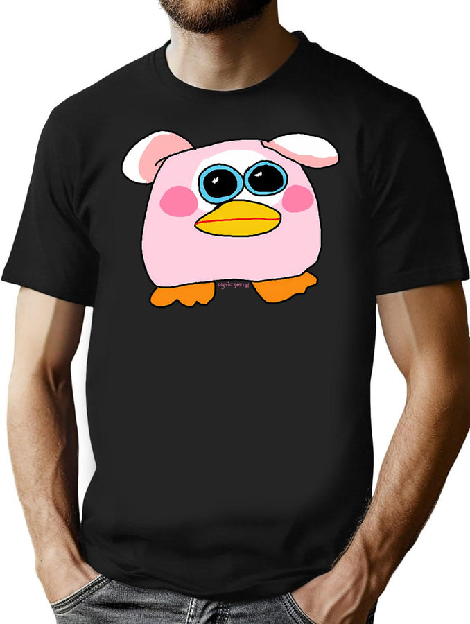 Fobby Bootleg Graphic T-Shirt - Black