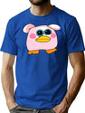 Fobby Bootleg Graphic T-Shirt - Blue