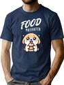 Food Motivated Bootleg Graphic T-Shirt - Navy