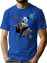 For Men Women Funny Man Awesome For Music Fan T-Shirt for Men & Women, T-Shirts Graphic Tee - Blue