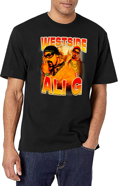 For Mens Womens Ali G - Bootleg Vintage Gift For Fan T-Shirt for Men & Women, T-Shirts Graphic Tee - Black