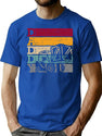 Forklift Driver Dad Daddy T-Shirt for Men & Women, T-Shirts Graphic Tee - Blue