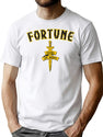 Fortune Favors The Brave T-Shirt for Men & Women, T-Shirts Graphic Tee - White