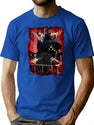 Francis Bacon Painting Horror Art Lover Figure Man Meat Gift T Shirt T-Shirt for Men & Women, T-Shirts Graphic Tee - Blue