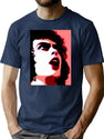 Frank N Furter Andy Warhol T-Shirt for Men & Women, T-Shirts Graphic Tee - Navy