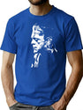 Frankenstein Horror T-Shirt for Men & Women, T-Shirts Graphic Tee - Blue