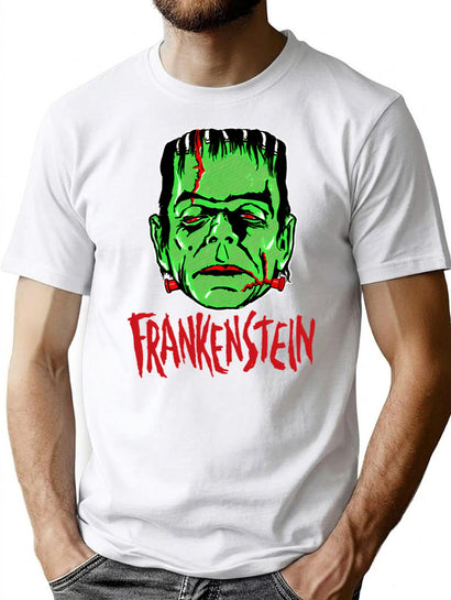 Frankenstein - Vintage 1960'S Style T-Shirt for Men & Women, T-Shirts Graphic Tee - Black