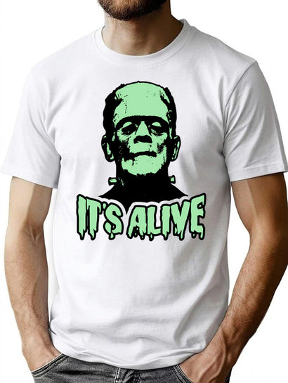 Frankenstein (2) T-Shirt for Men & Women, T-Shirts Graphic Tee - Black