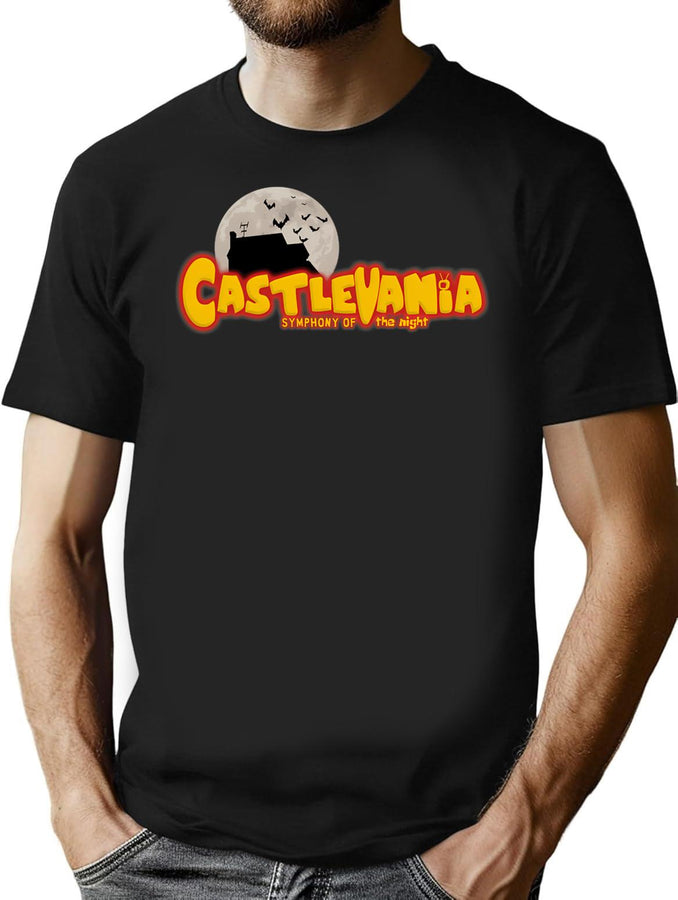 Freakin' Symphony Of Da Night Bootleg Graphic T-Shirt - Black