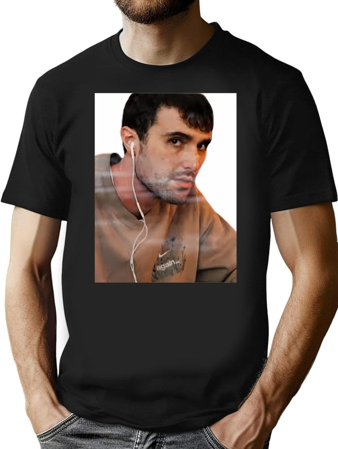 Fred Again Graphic Bootleg Graphic T-Shirt - Black