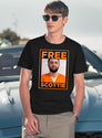 Free Scottie Mug Shot Funny Humour Black T-Shirt - Navy